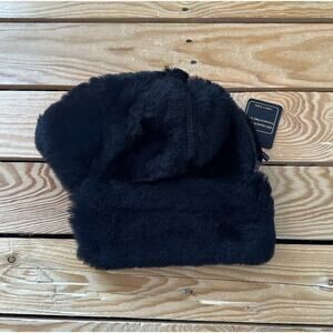 NWT Zavelio Genuine Sheepskin Hat One Size Unisex Black